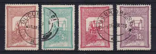 Rumänien 1906 Wohlfahrtsmarken  Mi.-Nr. 165-168 C Satz 4 Werte gestempelt