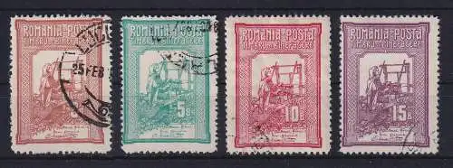 Rumänien 1906 Wohlfahrtsmarken  Mi.-Nr. 165-168 A Satz kpl. gestempelt