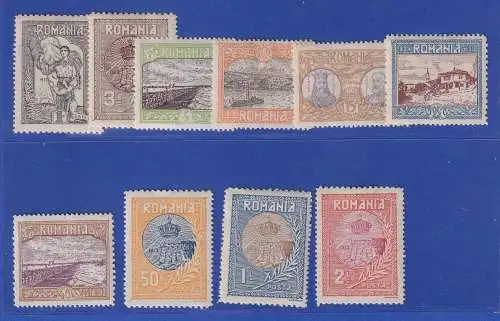 Rumänien 1913 Provinz Silistra  Mi.-Nr. 227-236 Satz kpl. ungebraucht *