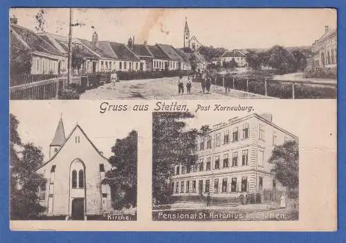 AK Österreich Gruss aus Stetten Post Korneuburg gelaufen um 1925