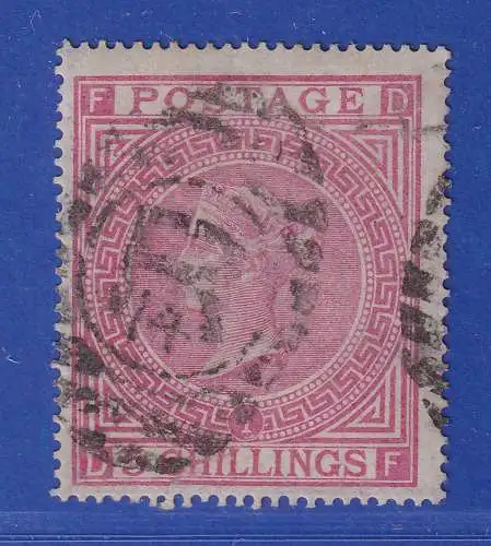 Großbritannien 1867 Queen Victoria 5 Shillings rosa Mi.-Nr. 35 gestempelt