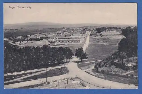 AK Bayern Lager Hammelburg gelaufen 1916