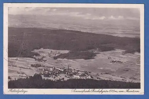 AK Bayern Fichtelgebirge Bischofsgrün gelaufen 1931