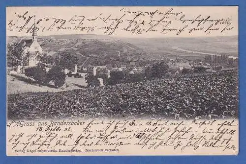 AK Bayern Würzburg Randersacker gelaufen 1932