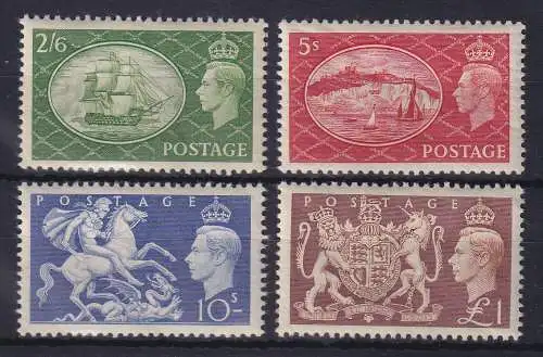 Großbritannien 1951 König George VI. Mi.-Nr. 251-254 Satz kpl. ungebraucht *