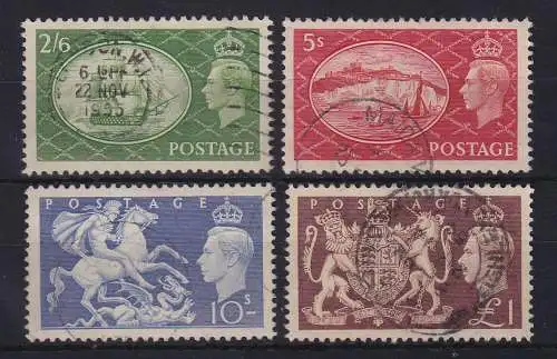 Großbritannien 1951 König George VI. Mi.-Nr. 251-254 Satz kpl. gestempelt
