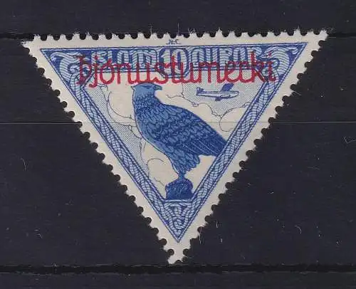 Island 1930 Dienstmarke Gerfalke Flugpost  Mi.-Nr. 59 ungebraucht *