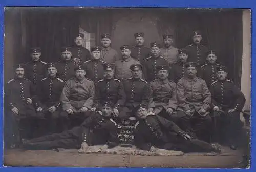Feldpost 1.Weltkrieg Bildpostkarte Ein Zug Frontsoldaten mit Feldpost-O 1916