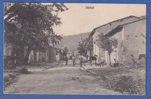 AK Frankreich Thillot gelaufen 1915