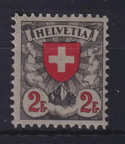 Schweiz 1924 Wappenschild 2 Fr  Mi.-Nr. 197x ungebraucht *