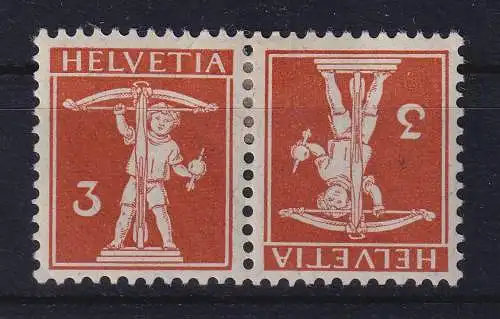 Schweiz Kehrdruck  Mi.-Nr. K10 ungebraucht *