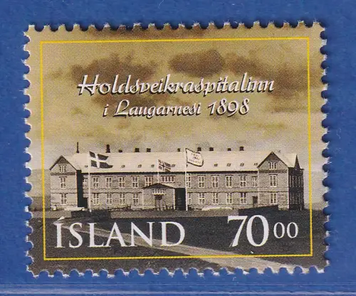 Island 1998 Lepra-Krankenhaus in Laugarnes Mi.-Nr. 892 **