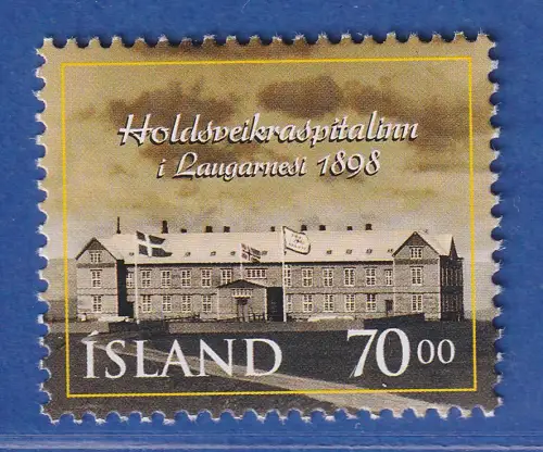 Island 1998 Lepra-Krankenhaus in Laugarnes Mi.-Nr. 892 **