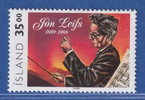 Island 1999 Jón Leifs, Komponist und Dirigent Mi.-Nr. 902 **