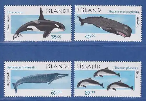 Island 1999 Wale und Delphine Mi.-Nr. 905-08 Satz kpl. ** 