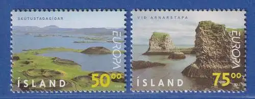 Island 1999 Europa  Natur- und Nationalparks Mi.-Nr. 913-14 **