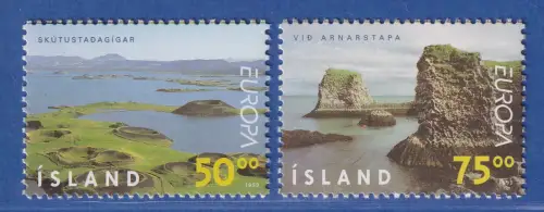Island 1999 Europa  Natur- und Nationalparks Mi.-Nr. 913-14 **