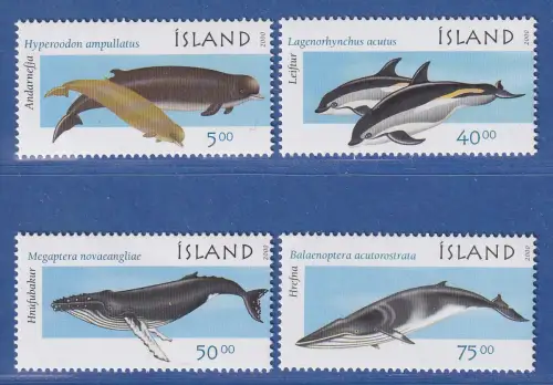 Island 2000 Wale und Delphine Mi.-Nr. 954-57 Satz kpl. ** 