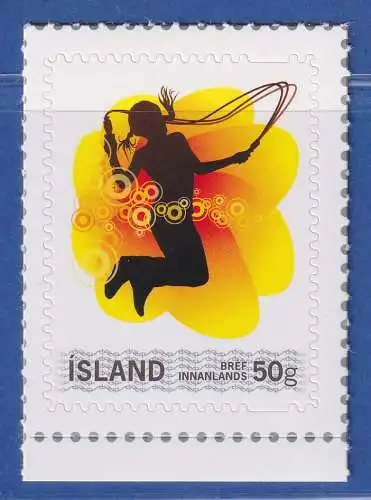 Island 2008 Meine Marke, Posthörner in Wellenlinien Mi.-Nr. 1209 ** 