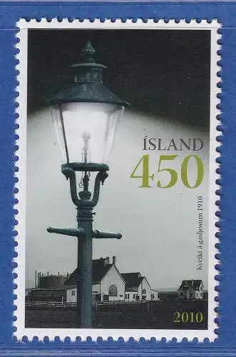 Island 2010 Gas-Straßenlampe Mi.-Nr. 1287 **