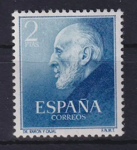 Spanien 1952 Santiago Ramón y Cajal  Mi.-Nr. 1012 postfrisch **