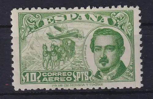 Spanien 1945 Flugpostmarke Tag der Briefmarke Mi.-Nr. 928 postfrisch **