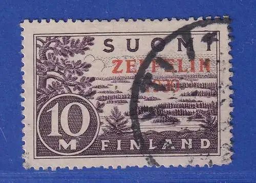 Finnland 1930 Aufdruck ZEPPELIN 1930 Mi.-Nr. 161 gestempelt