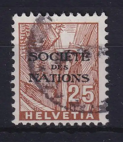 Schweiz Völkerbund 1934  Mi.-Nr. 45 bedarfs-gestempelt