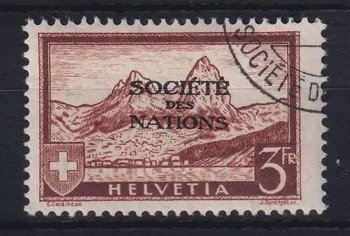 Schweiz Völkerbund 1937  Mi.-Nr. 56  gestempelt