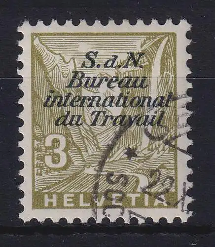 Schweiz Internationale Arbeitsorganisation 1936  Mi.-Nr. 38  gestempelt