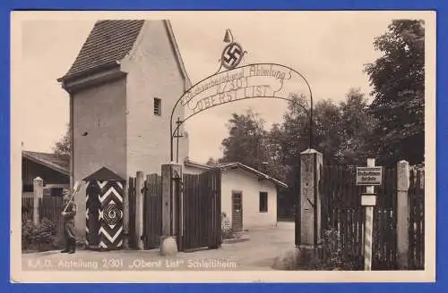 Dt. Reich 1939 AK Reichsarbeitsdienstlager Schleißheim-Hochbrück 