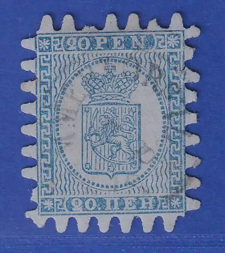 Finnland 1860 Wappen 20 P  Mi.-Nr. 8Cx gestempelt 