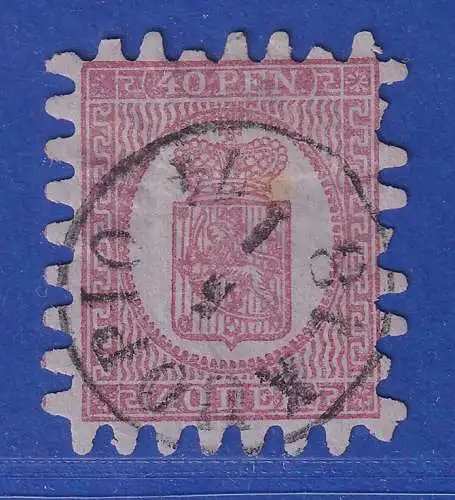 Finnland 1860 Wappen 40 P  Mi.-Nr. 9Cx gestempelt 
