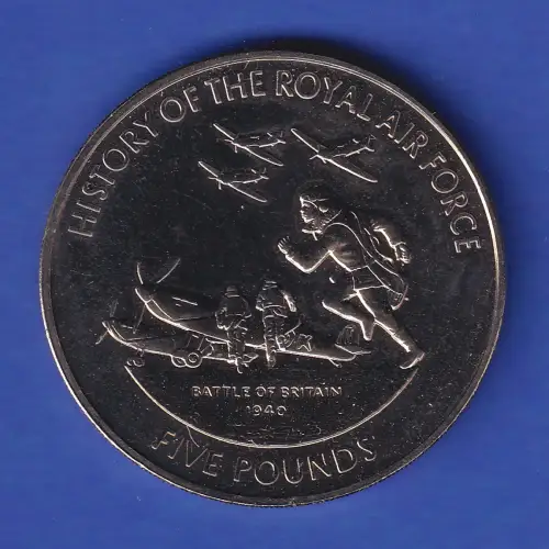 Guernsey Gedenkmünze Royal Air Force 5 £ 2008