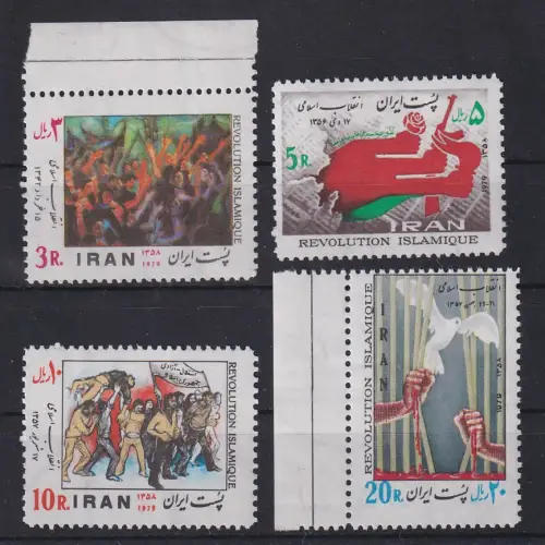 Iran Islamische Republik 1979 Revolution Mi.-Nr. 1934-37 Satz kpl. Postfrisch **