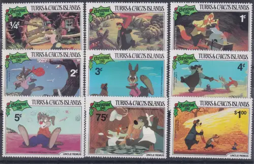 Turks & Caicos Islands Disney Christmas 1981 verschiedene Motive ** / MNH