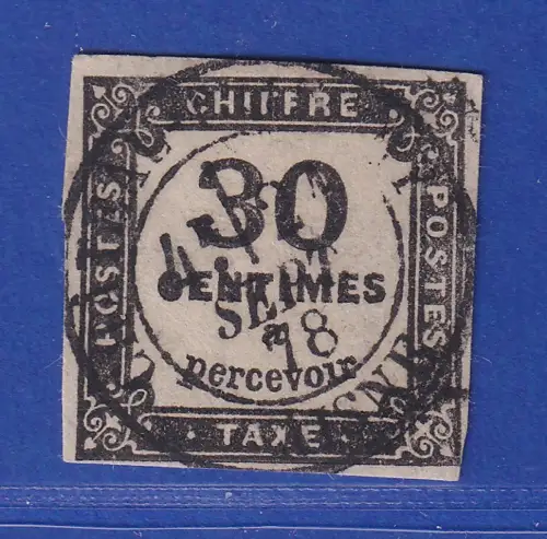 Frankreich 1878 Portomarke Ziffer 30 Centimes Mi.-Nr. 8  gestempelt