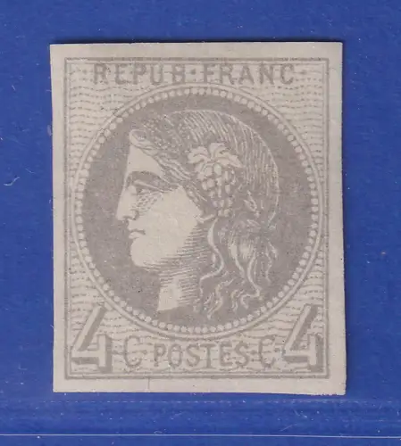 Frankreich 1870 Ceres 4 Centimes  Mi.-Nr. 38a (*)