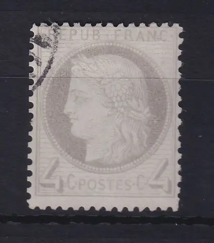 Frankreich 1872 Ceres 4 Centimes Mi.-Nr. 47 bildfrei gestempelt