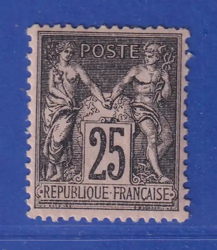Frankreich 1886 Allegorien 25 Centimes Mi.-Nr. 80 ungebraucht *