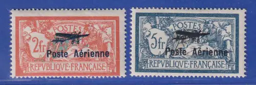 Frankreich 1927 Fliegerei-Ausstellung Marseille Mi.-Nr. 220-221 ungebraucht *