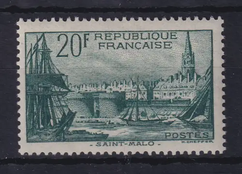 Frankreich 1938 Hafen von St. Malo Mi.-Nr. 415 postfrisch **
