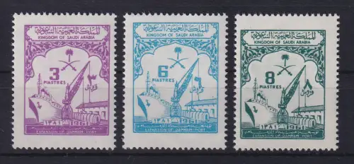 Saudi-Arabien 1961 Hafen von Damman Mi.-Nr. 121-123 postfrisch **