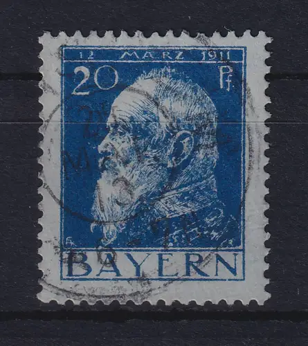 Bayern 1911 Prinzregent Luitpold 20 Pfg. Mi-Nr. 79 Ib gestempelt