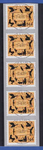 Bundesrepublik 2005 Andersen selbstklebend Mi.-Nr. 2455 im 5er-Streifen O BERLIN