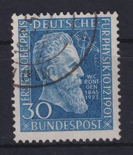 Bundesrepublik 1951 Röntgen Mi.-Nr. 147 sauber gestempelt 