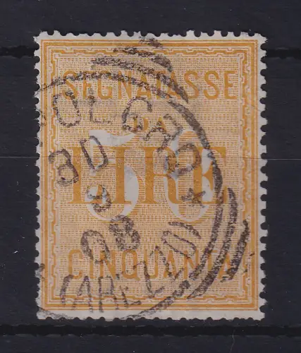Italien 1903 Verrechnungsmarke Innendienst Mi.-Nr. 4 gestempelt