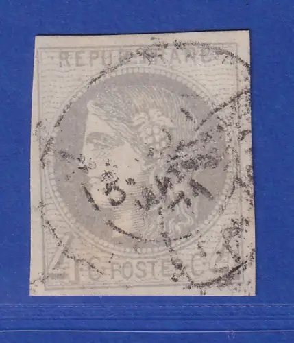 Frankreich 1870/71 Ceres (Bordeaux-Ausgabe) 4 C  Mi.-Nr. 38a gestempelt