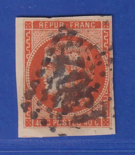 Frankreich 1871 Ceres (Bordeaux-Ausgabe) 40 C  Mi.-Nr. 43b gestempelt