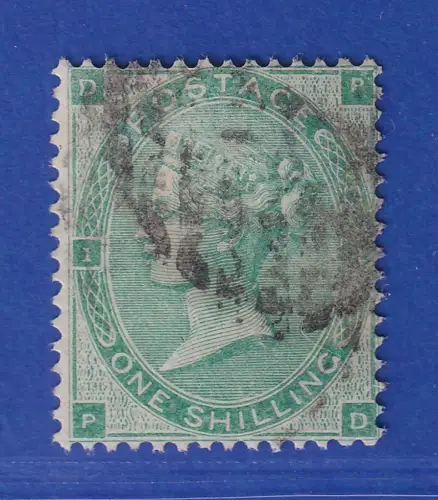 Großbritannien 1862 Queen Victoria 1 Sh  Mi.-Nr. 22 gestempelt